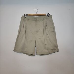 Greg Norman 100% Cotton Shorts Size 32